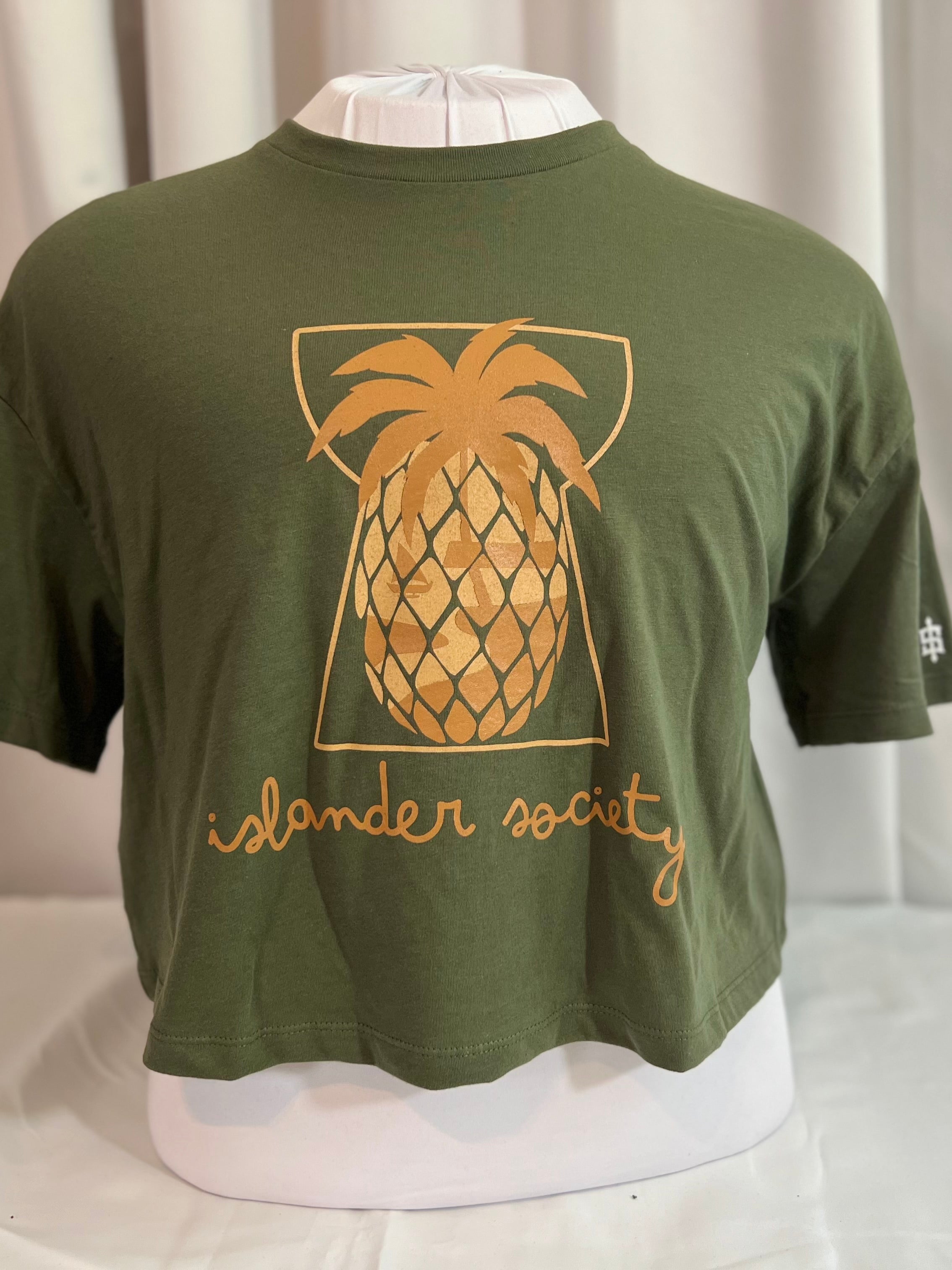 60/40 cotton poly blend light weight Crop Top